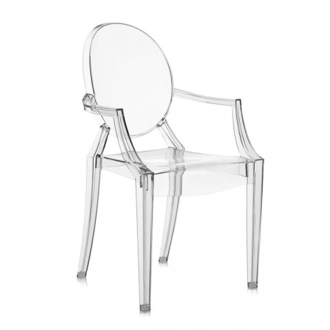 Fauteuil LOU LOU GHOST de Kartell, Cristal
