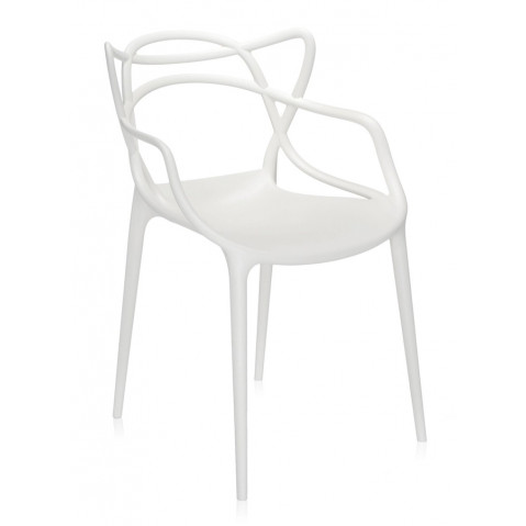 Chaise MASTERS de Kartell, Blanc