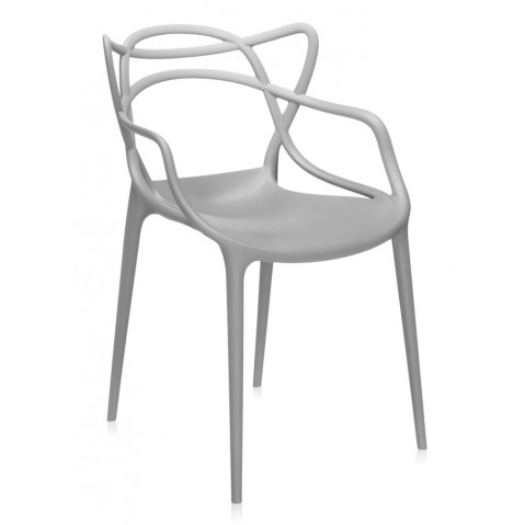 Chaise MASTERS de Kartell, Gris