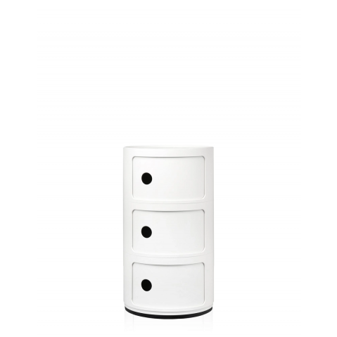 Meuble de rangement COMPONIBILI, 3 compartiments, Blanc