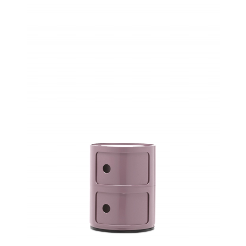Meuble de rangement COMPONIBILI, 2 compartiments, Mauve
