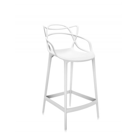 Tabouret MASTERS STOOL de Kartell, H. 65, Blanc