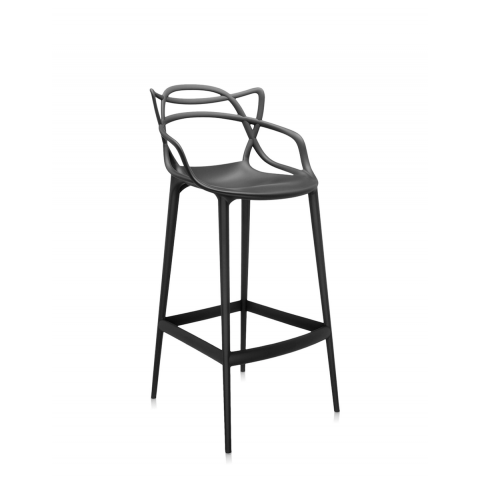 Tabouret MASTERS STOOL de Kartell, H.75, Noir
