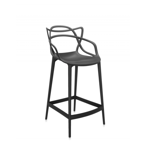 Tabouret MASTERS STOOL de Kartell, H. 65, Noir