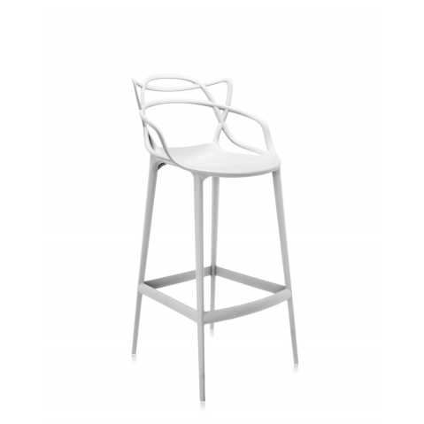 Tabouret MASTERS STOOL de Kartell, H. 75, Blanc