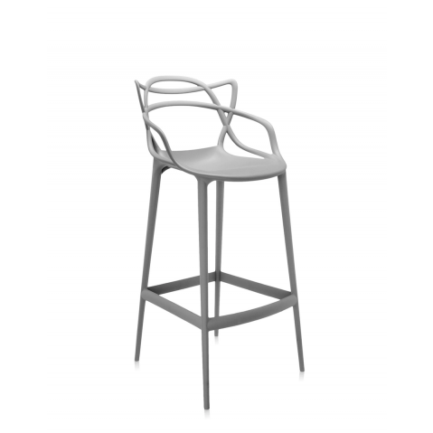Tabouret MASTERS STOOL de Kartell, H. 75, Gris