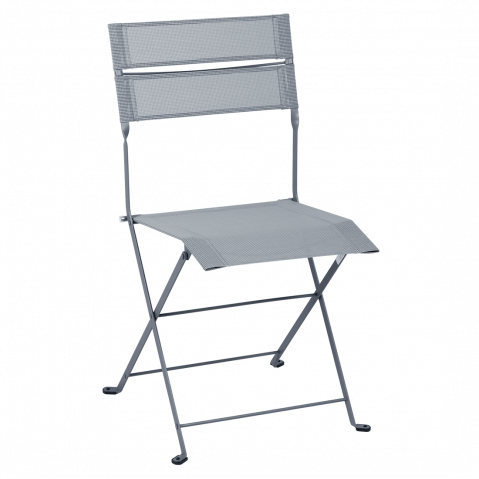 Chaise pliante LATITUDE MONOCHROME de Fermob, Gris orage Stéréo