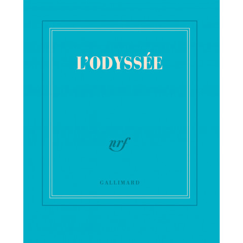 Carnet de poche Bleu turquoise - Ligne ODYSSEE de Gallimard