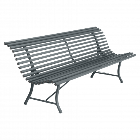 Banc LOUISIANE 200 de Fermob gris orage
