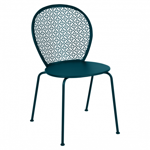 Chaise LORETTE de Fermob, Bleu acapulco