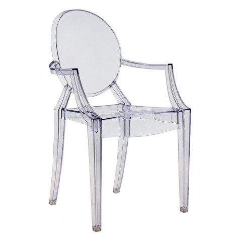 Fauteuil LOUIS GHOST de Kartell, Bleu ciel