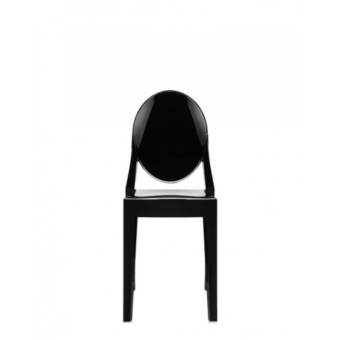 Chaise VICTORIA GHOST de Kartell, Noir
