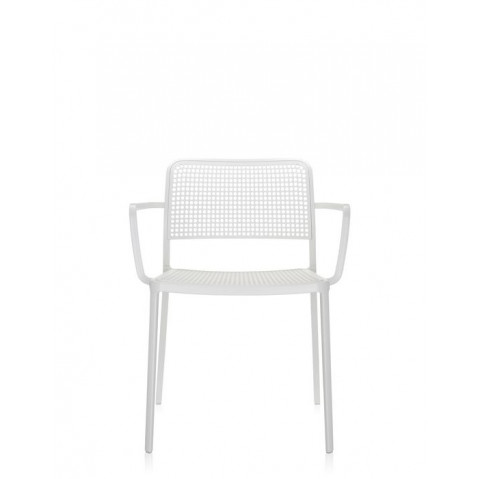 Fauteuil AUDREY de Kartell, Blanc blanc