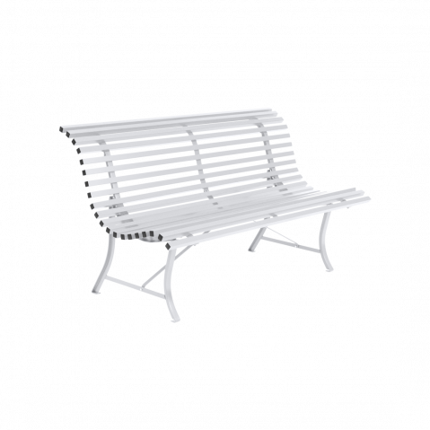 Banc LOUISIANE 150 de Fermob blanc coton