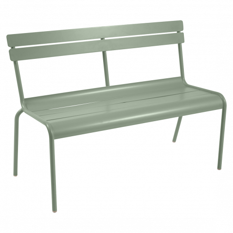 Banc avec dossier LUXEMBOURG de Fermob, cactus
