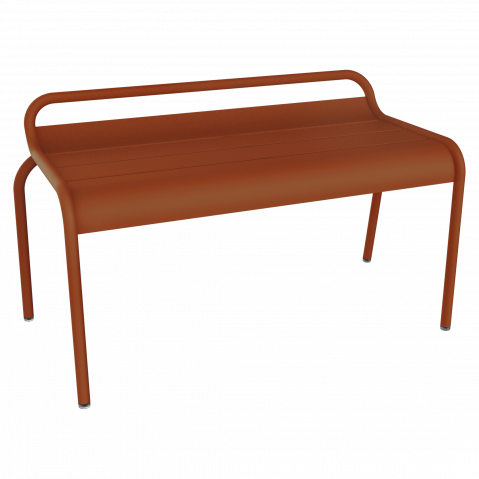 Banc compact LUXEMBOURG de Fermob, Orange confite