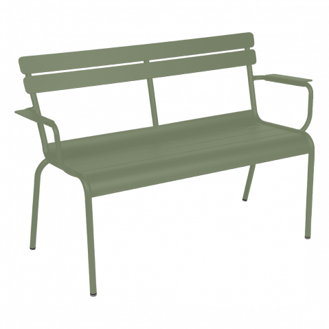 Banc de jardin 2 places Luxembourg de Fermob, Cactus