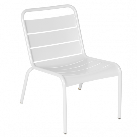 Chaise lounge LUXEMBOURG de Fermob, Blanc coton
