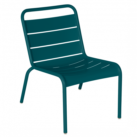 Chaise lounge LUXEMBOURG de Fermob, Bleu acapulco