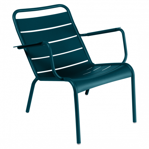 Fauteuil bas LUXEMBOURG de Fermob, Bleu acapulco