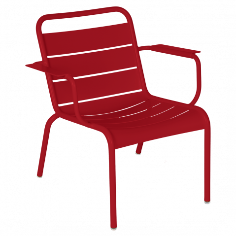 Fauteuil lounge LUXEMBOURG de Fermob, Piment