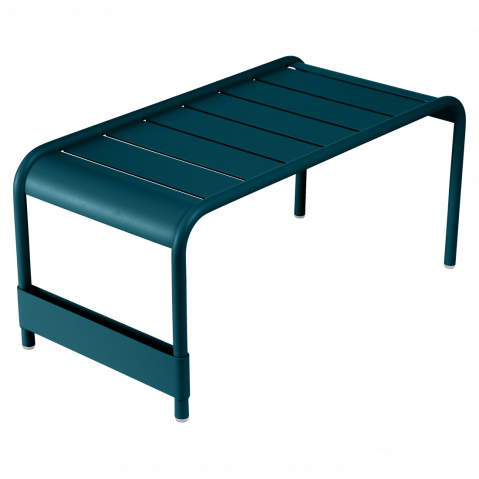 Grande table basse LUXEMBOURG de Fermob, bleu acapulco