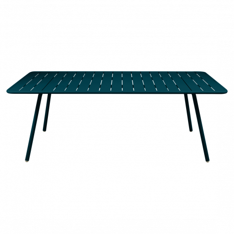 Table LUXEMBOURG pour 8 personnes de Fermob, bleu acapulco