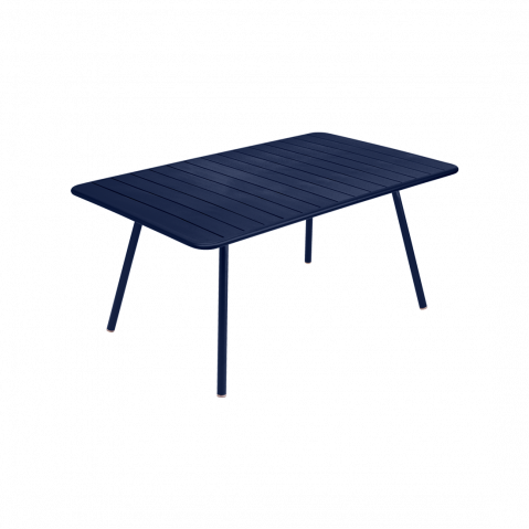 Table rectangulaire confort 6 LUXEMBOURG de Fermob, Bleu abysse