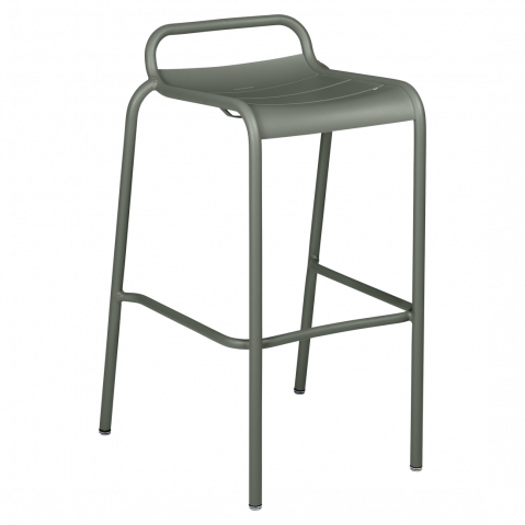 Tabouret haut LUXEMBOURG de Fermob, Romarin