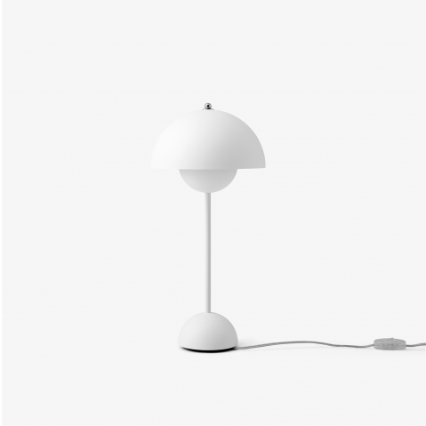 Lampe à poser FLOWERPOT VP3 de &Tradition, Blanc mat