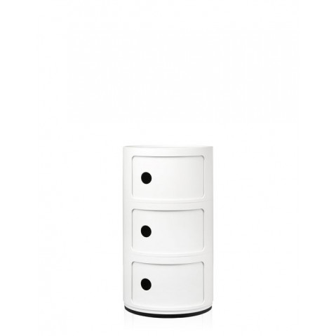 Meuble de rangement COMPONIBILI, 3 compartiments, Blanc