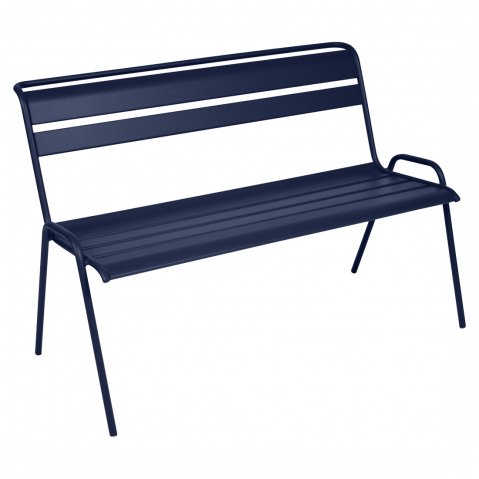 Banc 2/3 places MONCEAU  de Fermob, Bleu abysse