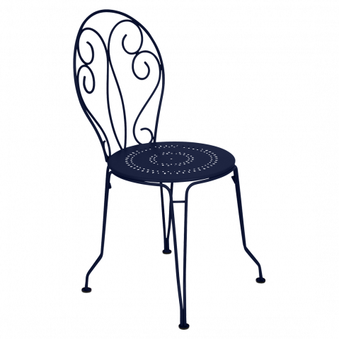 Chaise MONTMARTRE de Fermob, Bleu abysse