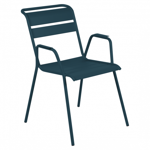 Fauteuil MONCEAU de Fermob, bleu acapulco
