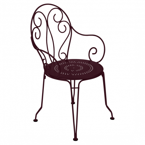 Fauteuil MONTMARTRE de Fermob, Cerise noire