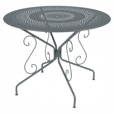 Table MONTMARTRE de Fermob D.96 ou D.117 cm, 17 coloris