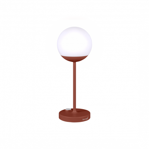 Lampe MOOON! de Fermob, H.41 cm, Ocre rouge