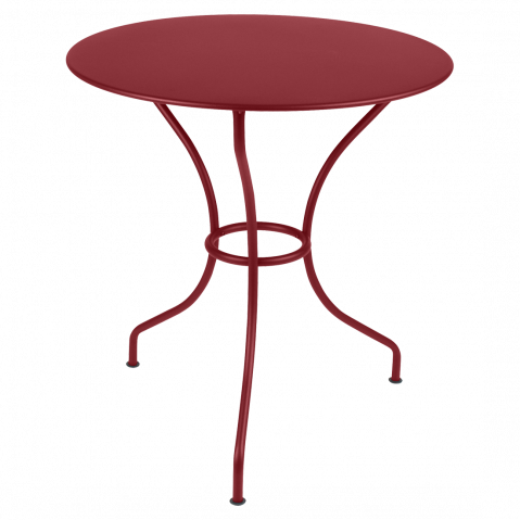 Table ronde OPÉRA + de Fermob, D. 67, Piment