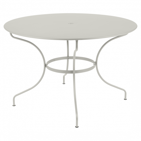 Table ronde OPÉRA + de Fermob, D.117, Gris argile