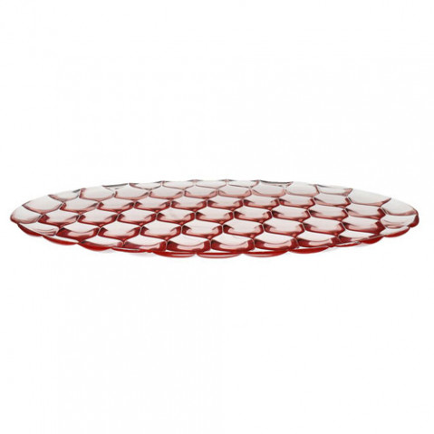 Plat de service JELLIES FAMILY de Kartell, Rose