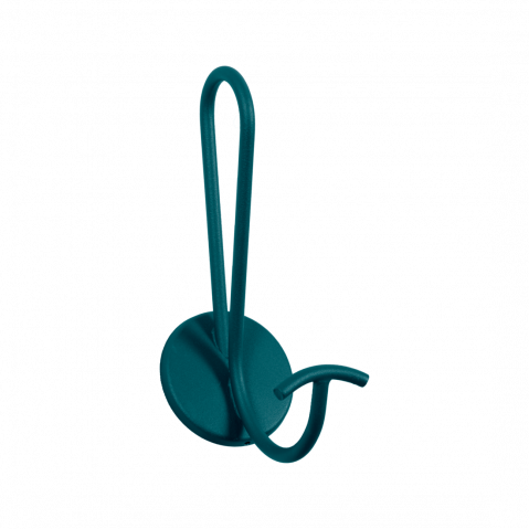 Patère ACROBATE, Bleu acapulco