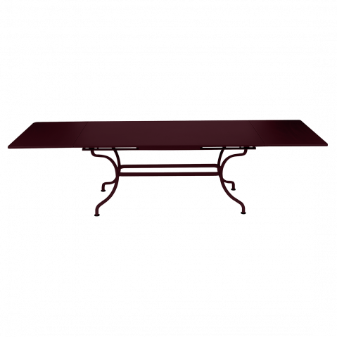 Table à allonges ROMANE Fermob, Cerise noire