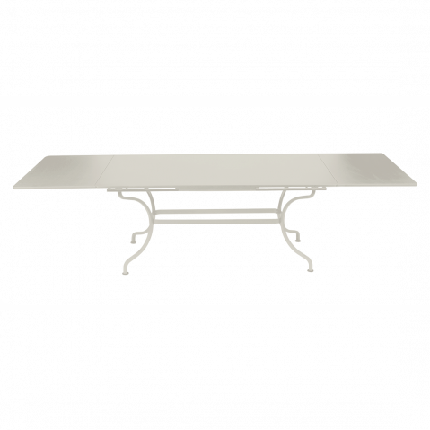 Table à allonges ROMANE, Gris argile
