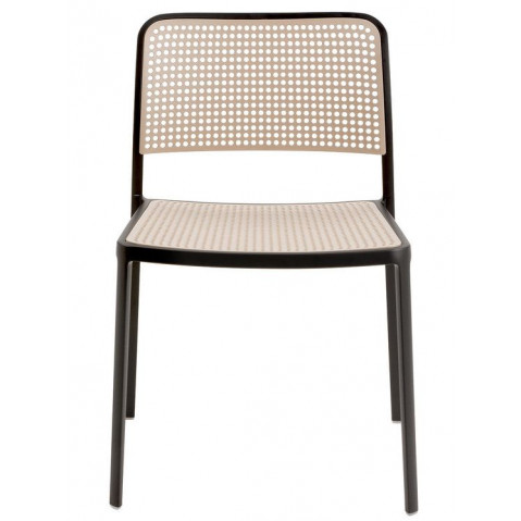 Chaise AUDREY de Kartell, Noir Sable