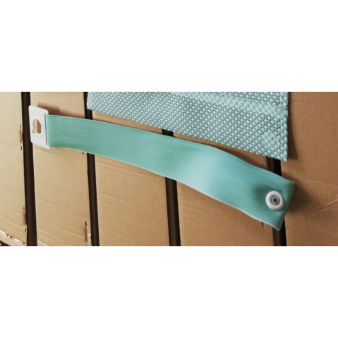 Accoudoir pour chaise longue SNOOZE de Emu, CITRONELLA/BIANCO