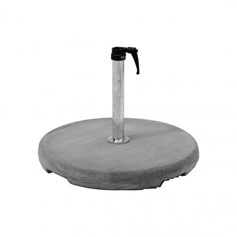 Socle béton Z de Glatz, avec tube de fixation Ø.35/38-39 mm, 40 Kg
