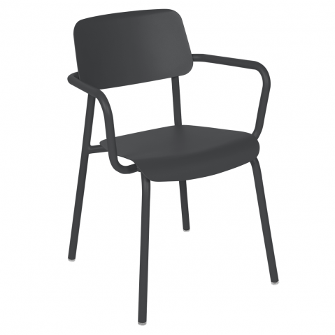 Fauteuil STUDIE de Fermob, Carbone 