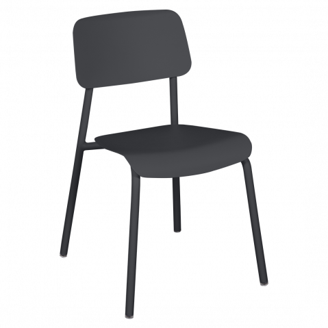 Chaise STUDIE de Fermob, Carbone 