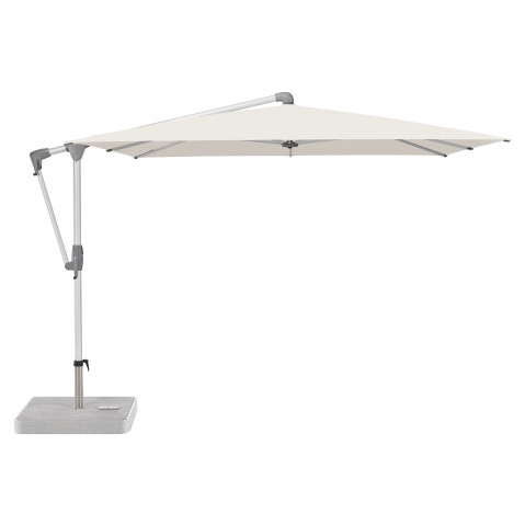 Parasol déporté SUNWING® CASA, Structure anodisé naturel, 270 x 270 cm, 453 Vanilla