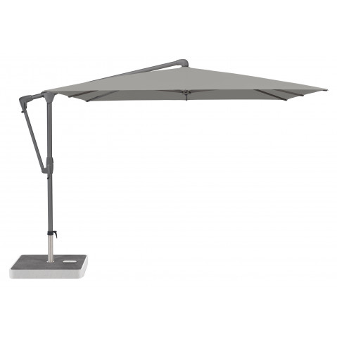 Parasol déporté SUNWING® CASA de Glatz, Structure anthracite, 270 x 270 cm, 420 Smoke